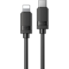 Wekome WDC-55 nabíjací a dátový USB-C na Lightning 1m černý