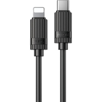Wekome WDC-55 nabíjací a dátový USB-C na Lightning 1m černý