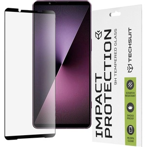 Techsuit Протектор за Sony Xperia 1 VII - Techsuit - 111D Full Cover / Full Glue Glass - Черен