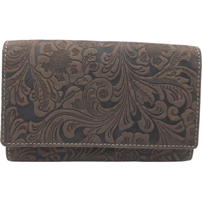 Кафяво дамско портмоне - Monia