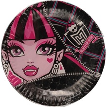 Papírové talířky Monster High 23 cm 4840