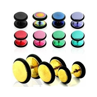 S4U Falešný piercing 8 mm zlatá FP01139-08-GD