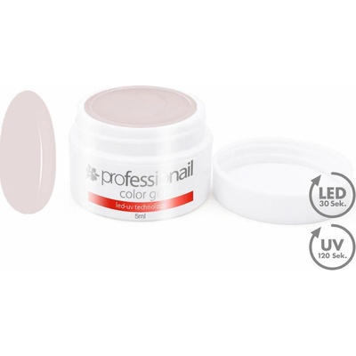 Professionail Farebný LED UV gél Cashmere Nude 5 ml