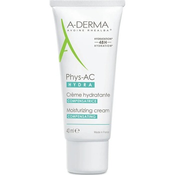 ADERMA Крем подходящ за кожа, склонна към акне , A-Derma Phys-AC Hydra Creme Compensatrice 40ml