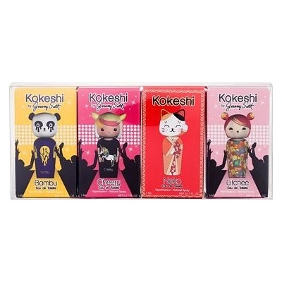 Kokeshi By Jeremy Scott Miniatures : EDT Bambu 5 ml + EDT Cherry 5 ml + EDT Neko 5 ml + EDT Litchee 5 ml