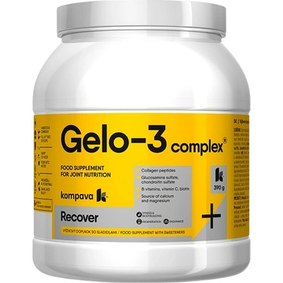 Kompava GELO-3 complex prášok, príchuť pomaranč, DUOPACK 2 x 390 g