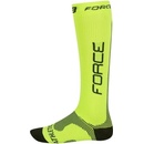 Force ponožky kompresný podkolienky KOMPRES Athletic PRO fluo-čierne