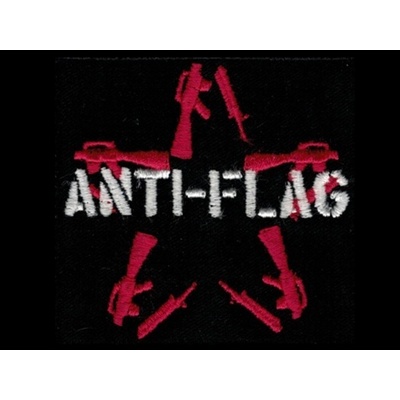 Nášivka ANTI-FLAG sg vyšívaná