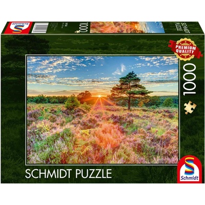 SCHMIDT Západ slunce na vřesovišti 1000 dílků