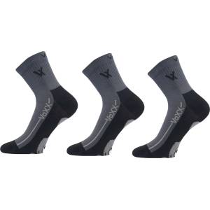VoXX Комплект три - чорапи VoXX тъмно сиви VoXX | Siv | МЪЖЕ | S - zoot - 37,02 лв
