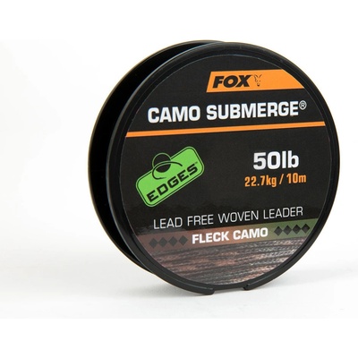 Fox Šňůra Edges Submerge Camo Leader Fleck Camo 10m 40lb