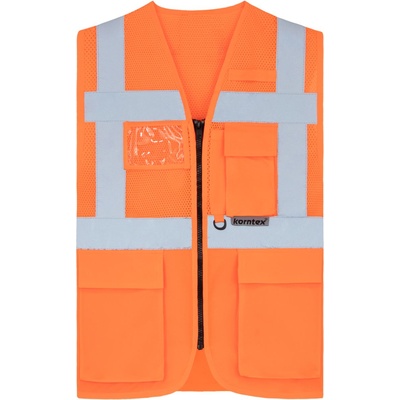 Korntex HI-VIS KXEXQ ATHENS / Многофункционална жилетка с висока видимост - HV оранжева 4XL (76XEXQzv914)