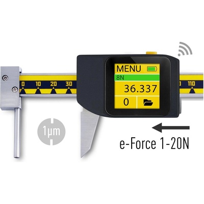 Microtech Дигитален шублер за измерване на тръби Microtech COMPUTERIZED eFORCE 1-20N, IP54, 150 mm, 0.005 mm (141230157)