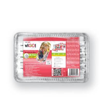 VIGO Grilovacie ALU tácky 28x22cm 3ks