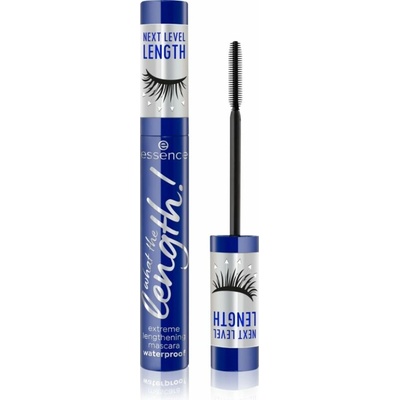 essence What The Length! voděodolná prodlužující řasenka 02 Black Waterproof 10 ml