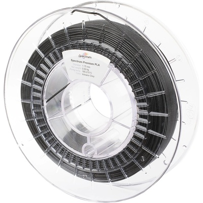 Spectrum 80163 3D филамент, PLA Glitter, 1, 75mm, 500g, сив вулкан (80163)