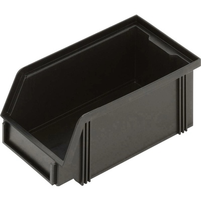 Alutec 1394005197 skladový box stohovatelné, 175 x 100 x 75 mm, černá, 1 ks