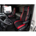  Тапицерия lkw daf xf 106 (15-21) Черно с червено