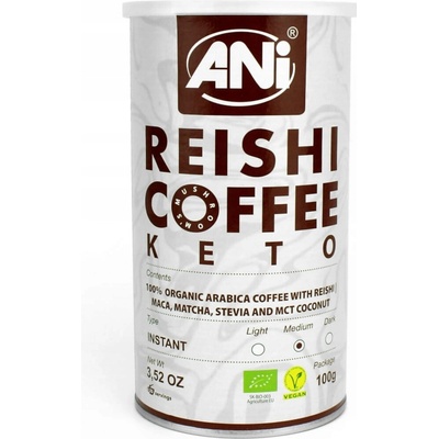 ANI Keto Reishi BIO instantná káva 100 g
