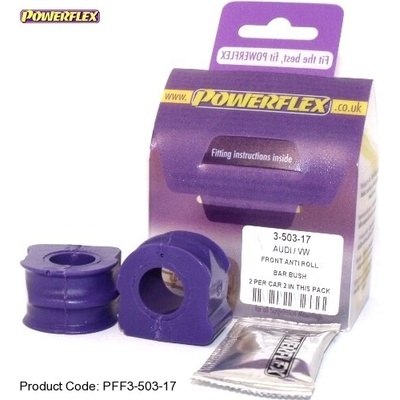 Powerflex Silentbloky Audi TT 8N 2WD (99-06) Front Anti Roll Bar Mounting 17mm (3)