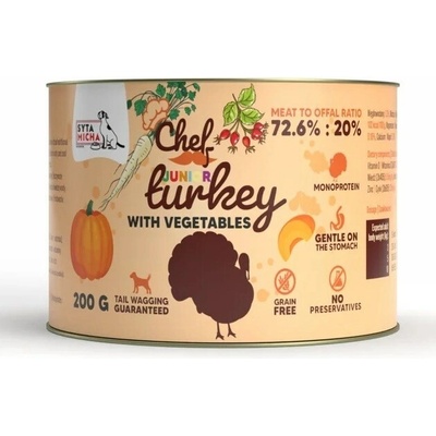 Syta Micha Chef Junior Turkey with vegetables Mono 200 g