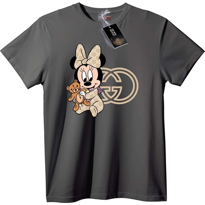 NOONEBRAND Тениска Minnie Mouse Gucci - 4XL, Black