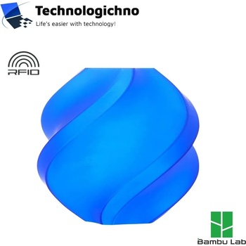 Bambu Lab PLA Translucent Bambu Blue With Spool (A17-B1-1.75-1000-SPL)