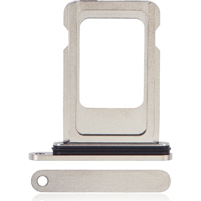 Apple iPhone 15 Pro, 15 Pro Max - SIM Slot / tray - Držiak SIM karty (Biely titán / White Titanium)