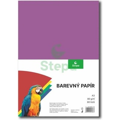 STEPA A3, 180g, 5x12 листа, STEPA, смесени цветове 240131026 (240131026)