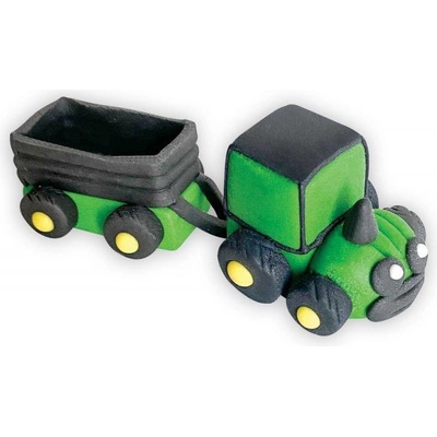 Cukrová figurka traktor s vozíkem Dekor Pol