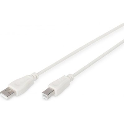 Digitus AK-300102-030-E USB USB 2.0 USB A USB B 3m béžový