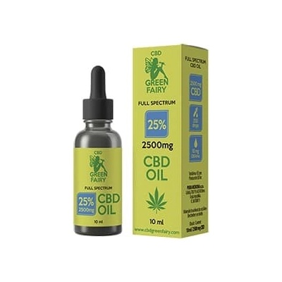 Green Fairy CBD olej full spectrum 25% 2500mg 10 ml 10 ks