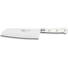 Lion Sabatier Kuchyňský nůž Idéal Toque Santoku nůž čepel z nerezové oceli POM rukojeť plně kovaný nerez nýty 18 cm