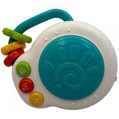 Man Yuk Toys Музикален и светещ мини барабан за бебета, в два варианта (503-27)