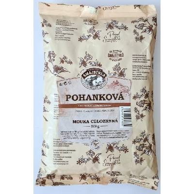 1 Pohanková mouka celozrnná 500g Šmajstrla