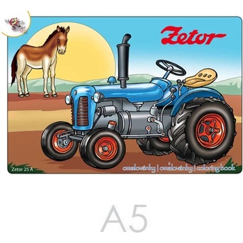 Omaľovánka A5 Traktory