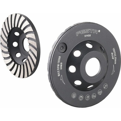 FESTA kotúč brúsny diamant TURBO 100x22,2mm