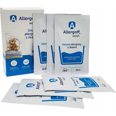 Allergoff Wash Tekutý prací prostředek neutralizující alergeny 6 x 20 ml