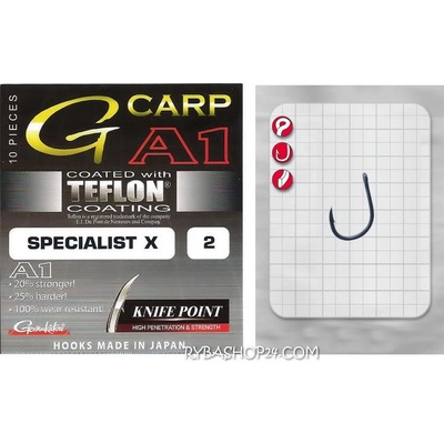 Gamakatsu G-Carp A1 Specialist X PTFE vel.8