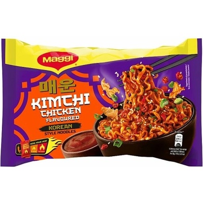 Maggi Korean Style Rezance s kuracou a kimchi príchuťou 130 g