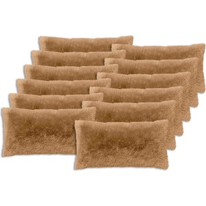 vidaXL Калъфка за възглавница 12 pcs HEERLEN Таупе 40 x 80 cm ПВ флийс (910131)