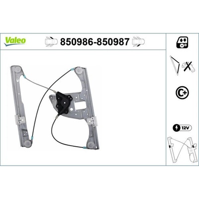 Zvedací zařízení oken VALEO 850986