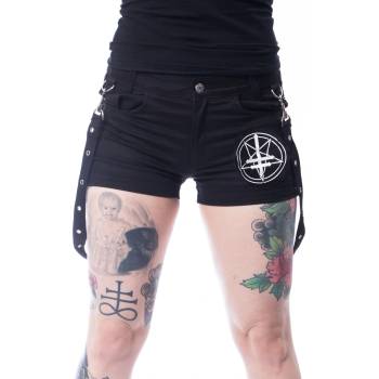 Image 1 of HEARTLESS Дамски къси панталони heartless - pentacult - черно - poi803