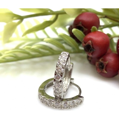 Jan Kos jewellery stříbrné náušnice kruhy 12122435