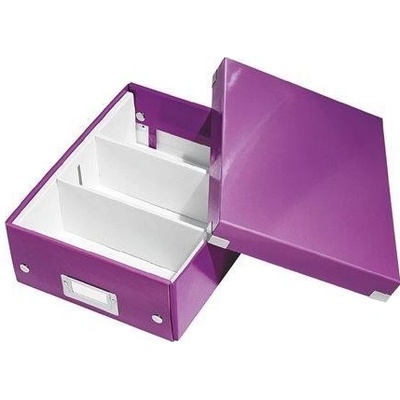 Leitz Malá organizační krabice Click & Store, Purpurová