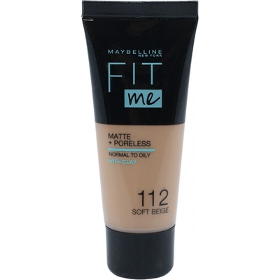 Maybelline Fit Me Make-up Matte + Poreless make-up 112 soft beige 30 ml