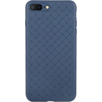 Pouzdro BENKS plastové ochranné ve stylu zapletené kůže iPhone 8 Plus / 7 Plus - tmavě modré