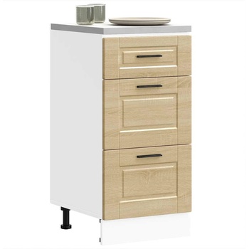 vidaXL Кухненски шкаф Porto, дъб сонома, инженерно дърво (854223)