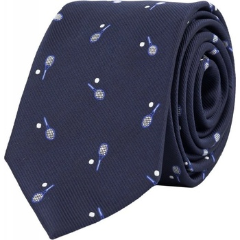 Bubibubi kravata tenisové rakety tmavomodrá