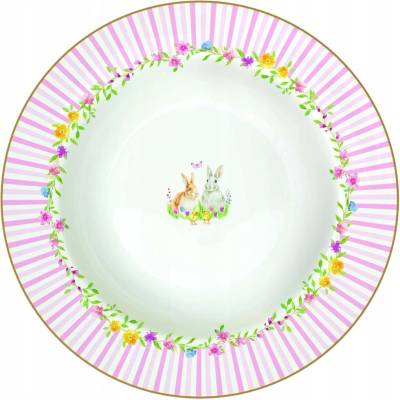 Hluboký talíř na polévku Domdekoracji Velikonoce 21,5 cm